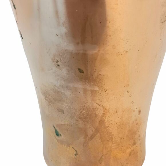 Brass Lot Of 5 Items - 9" Vase, Two 6" Candleholders, 1.5" Salt & Pepper Shakers - Picture 8 of 14